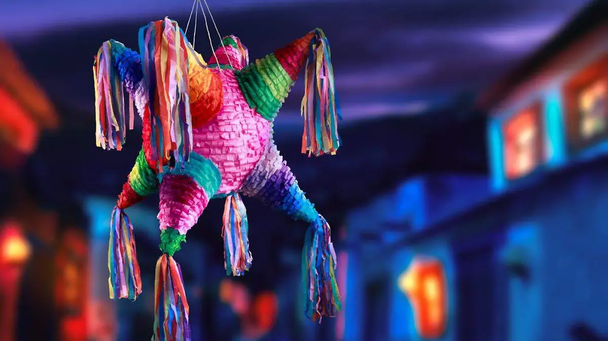 piñata mexicana de 7 picos